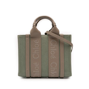 Pre-Loved Chloé Small Canvas Woody Tote